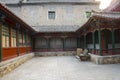 Asia China, Beijing, White Cloud Temple Ã¯Â¼ÅLandscape architectureÃ¯Â¼ÅPavilion, Gallery Royalty Free Stock Photo